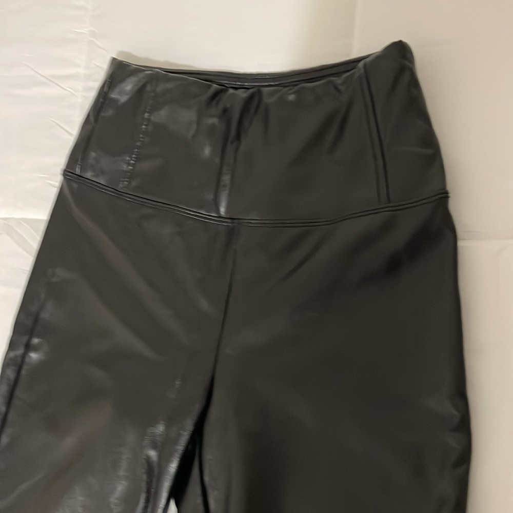 Love Fire Fake Leather Pants Size Medium, Skinny Leg at hem line. Black color